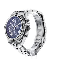 Breitling Windrider Crosswind Chronograph Automatic Blue Dial Watch A13355