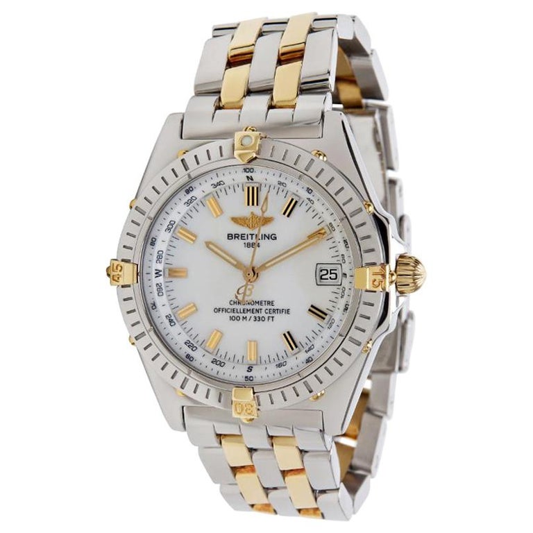 Breitling Wings B10350, White Dial, Certified and Warranty at 1stDibs | breitling  b10350, b10350 breitling, breitling wings watch
