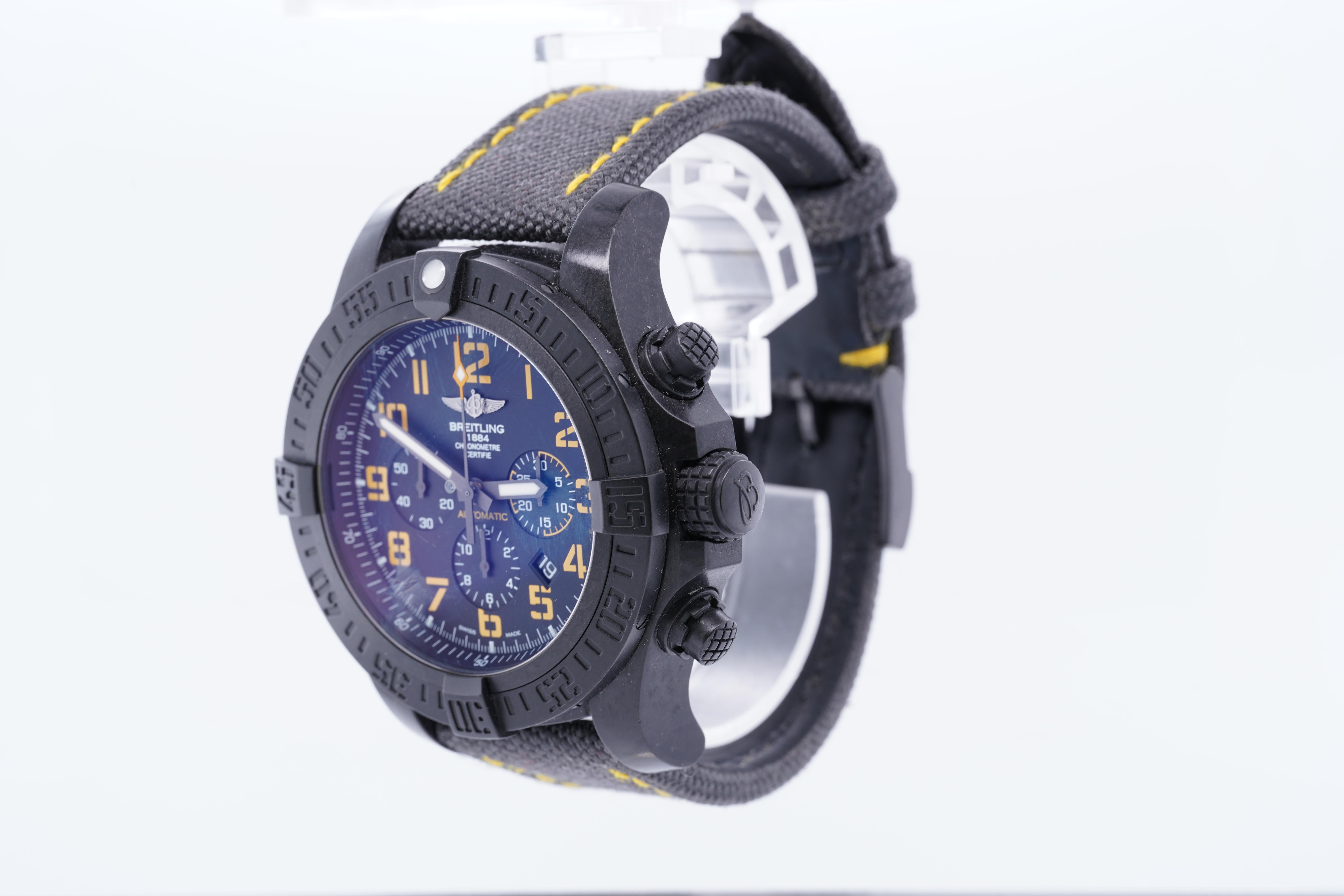 breitling avenger hurricane yellow