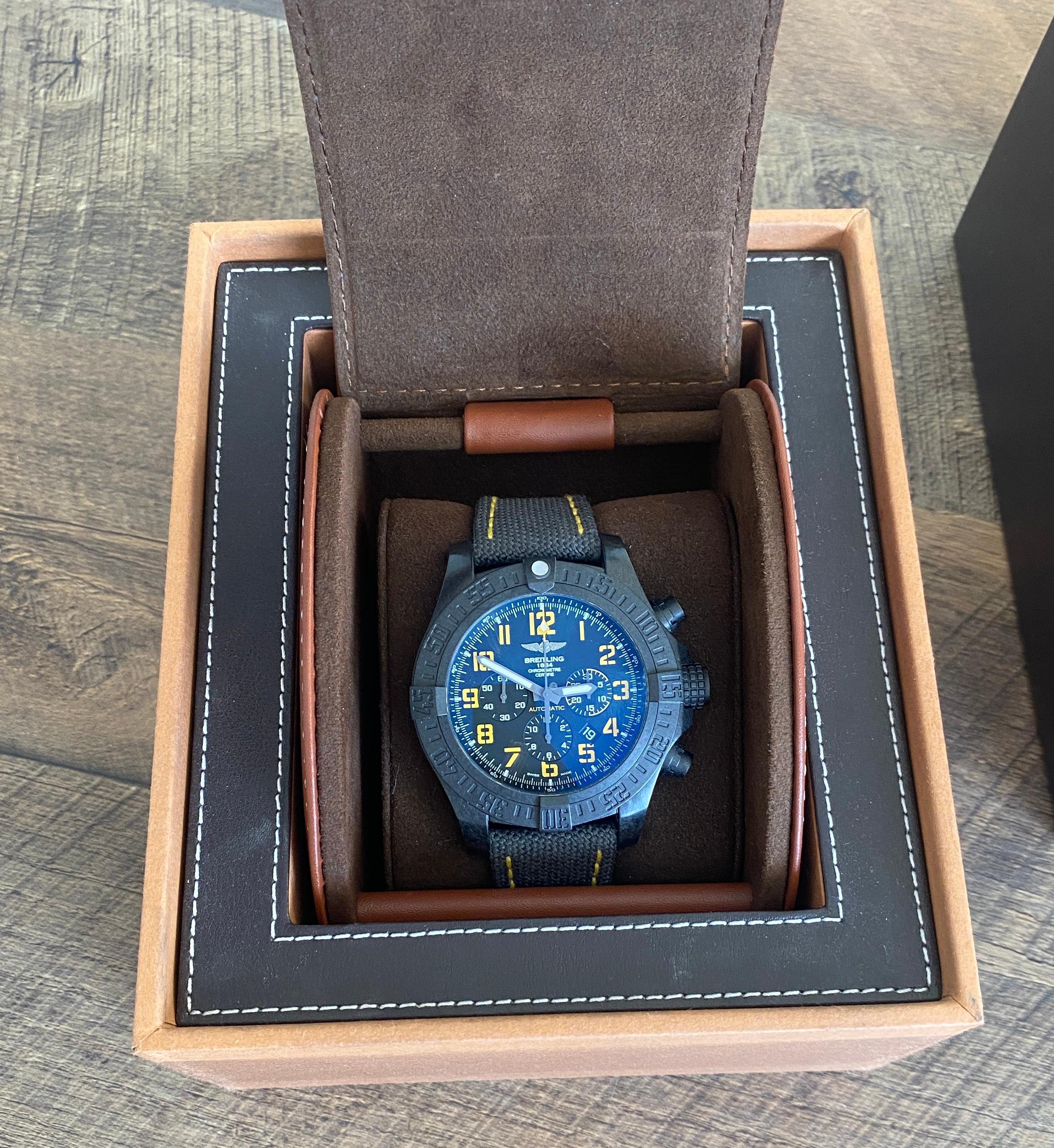 Women's or Men's Breitling Avenger Hurricane Limited Addition 50mm Breitlight Mens Watch XB0170