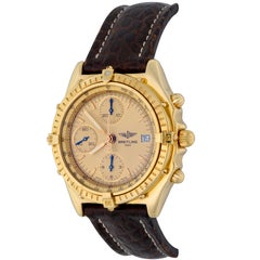 Breitling Gelbgold Chronomat Automatik-Armbanduhr Ref K13047X