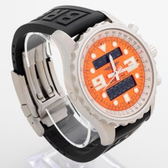 Breitling's Chronospace A78365, Rare Reference, 48mm Case, Orange Dial, Full Set