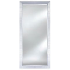 Bremen Large Silver XL Contemporary Wall Mirror by Deknudt Mirrors