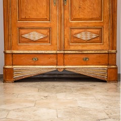 Bremer Cabinet, Early 19th Century, Neoclassical Wood Design, Germany