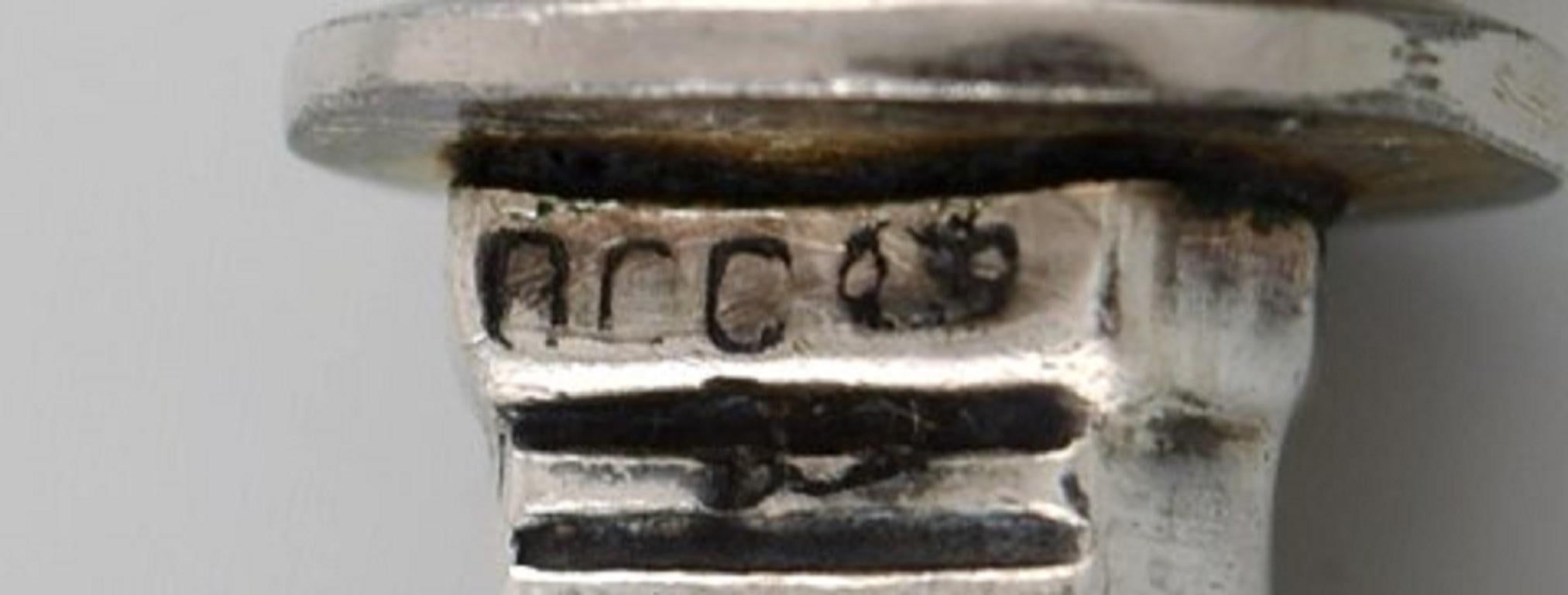 Bremer Silberwarenfabrik, Alemania, Art Decó Servicio de cubiertos de pescado en plata principios del siglo XX en venta