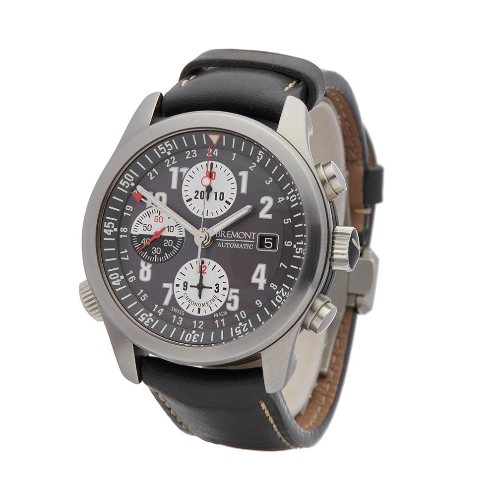 Reference: W5282
Manufacturer: Bremont
Model: ALT1-Z
Model Reference: ALT1-Z
Age: 27th November 2014
Gender: Men's
Box and Papers: Box, Manuals and Guarantee
Dial: Grey Arabic
Glass: Sapphire Crystal
Movement: Automatic
Water Resistance: To