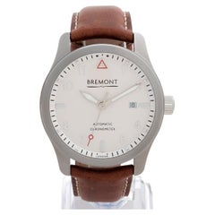 Used Bremont Solo 43-WS-R-S Wristwatch, Stainless Steel, 43mm Case. Year 2022