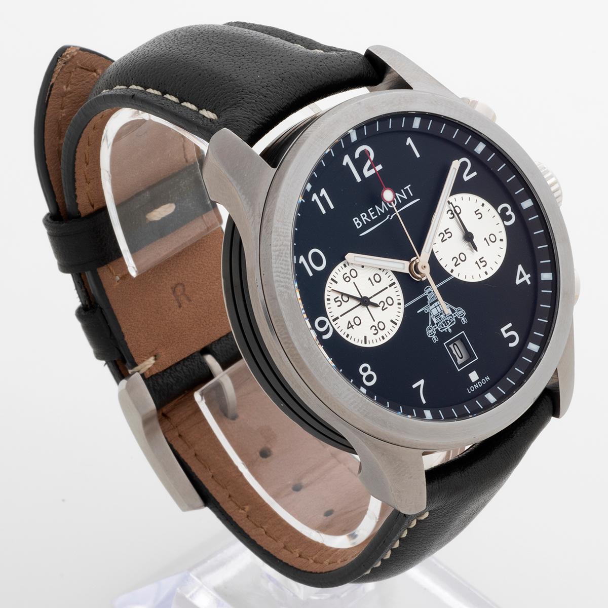 Bremont Special Projects produced very limited edition watches for select military regiments. This ALT1-C chronograph is one of 180 produced, to reflect the number of Sea King helicopters by Westland. These were offered to serving or required