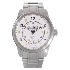Used Bremont Stainless Steel Day Date Chronometer,	BC-S2 men's wristwatch. 