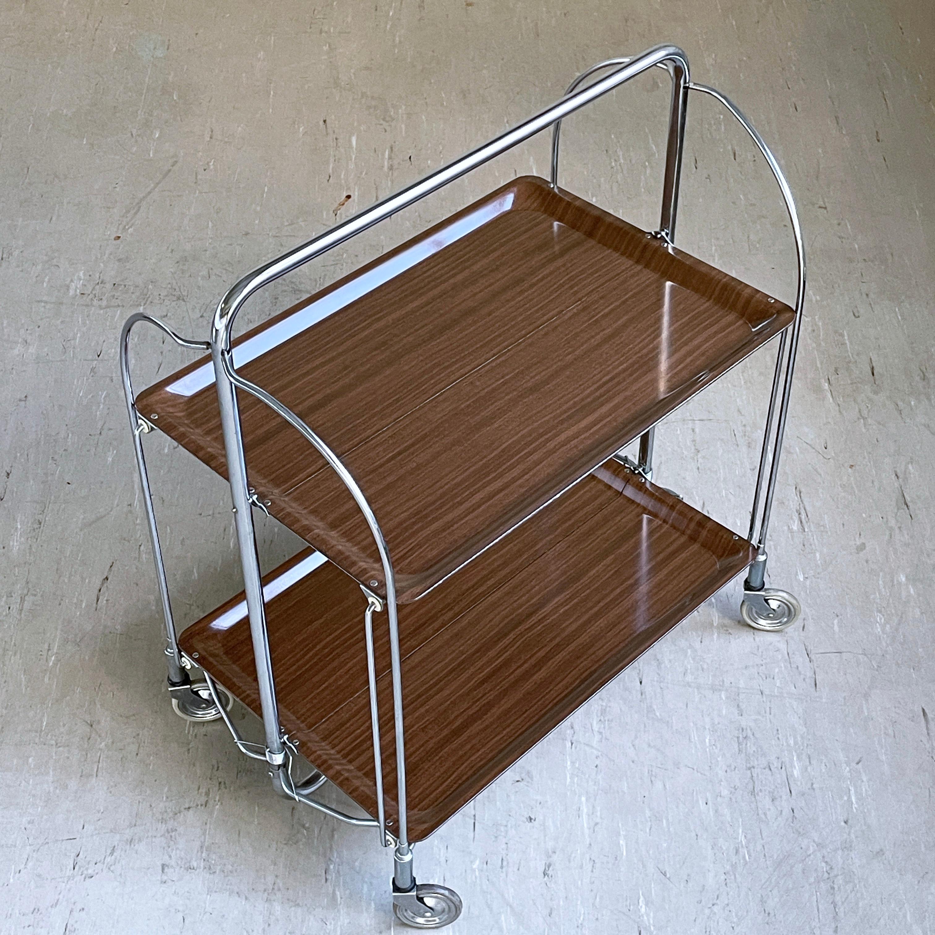 Bremshey & Co. / Gerlinol Dinette Serving Trolley For Sale 6
