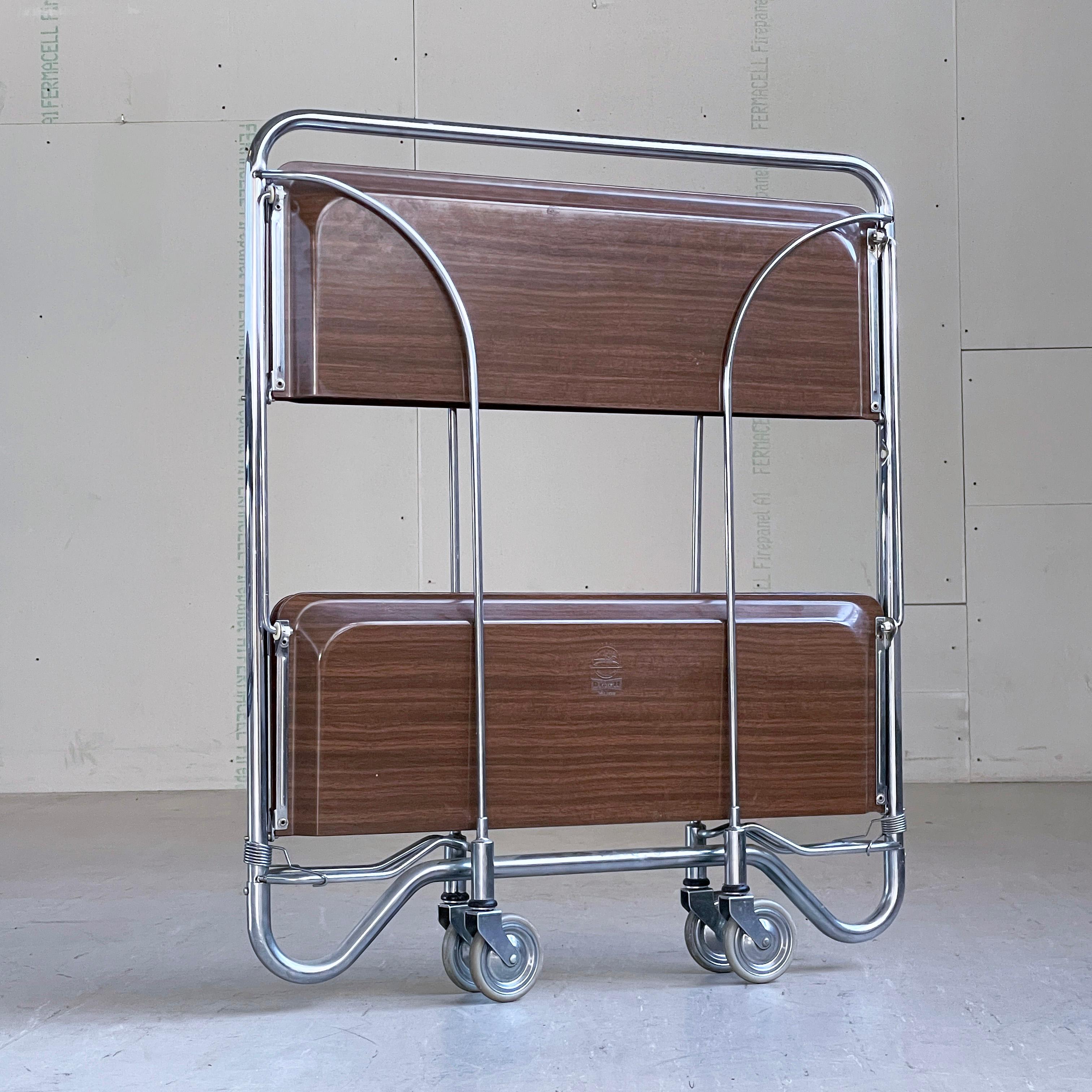 German Bremshey & Co. / Gerlinol Dinette Serving Trolley For Sale