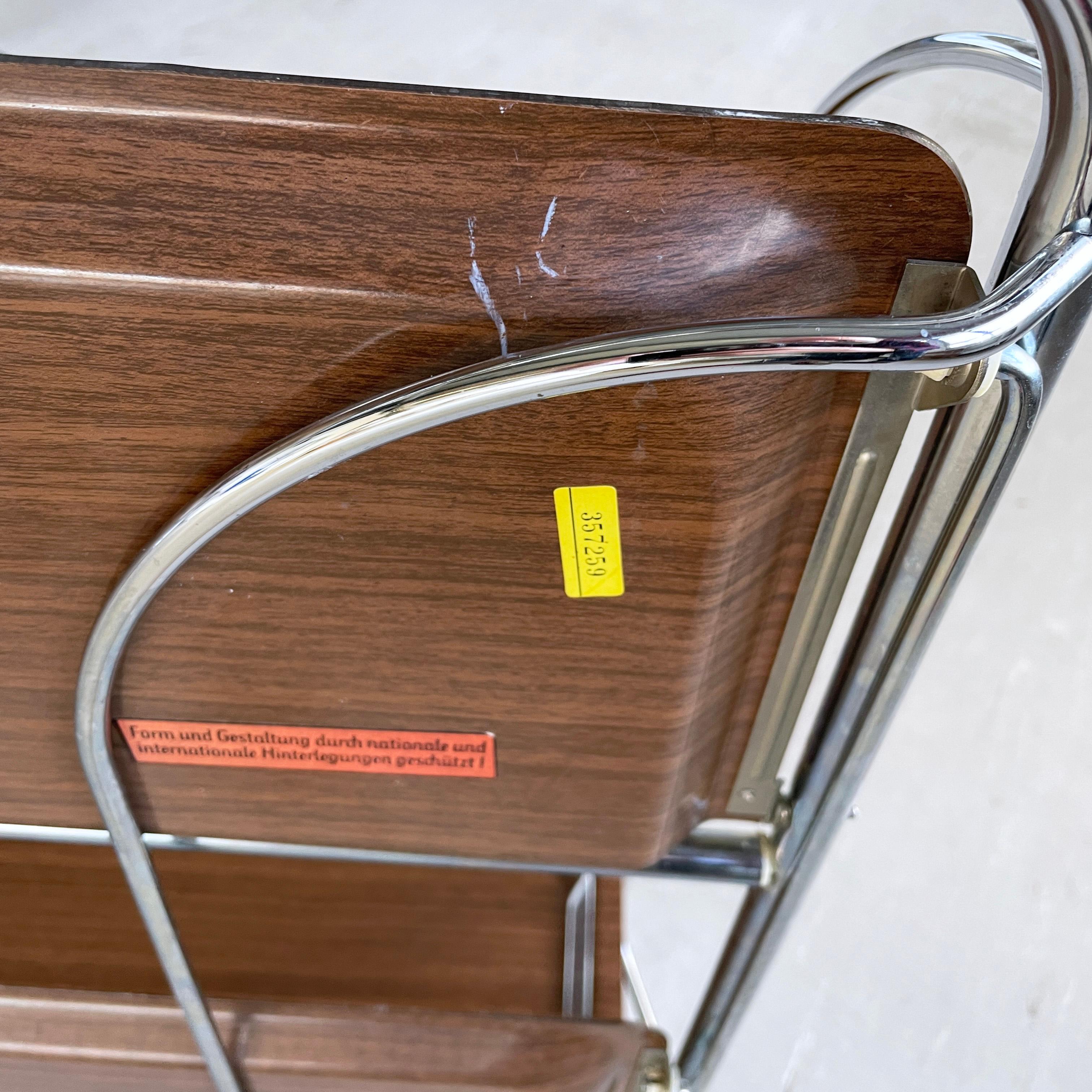 Bremshey & Co. / Gerlinol Dinette Serving Trolley For Sale 9