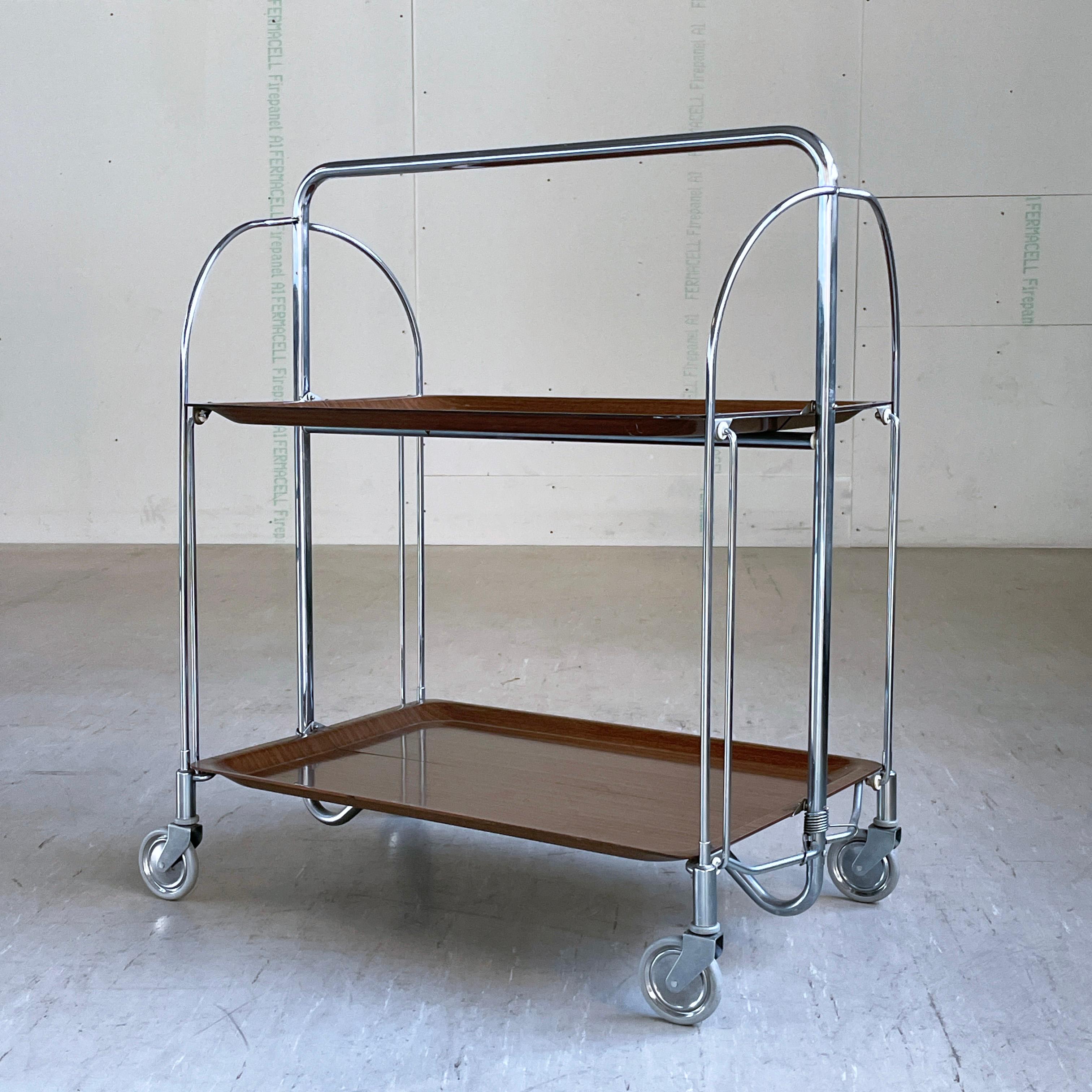 German Bremshey & Co. / Gerlinol Dinette Serving Trolley For Sale