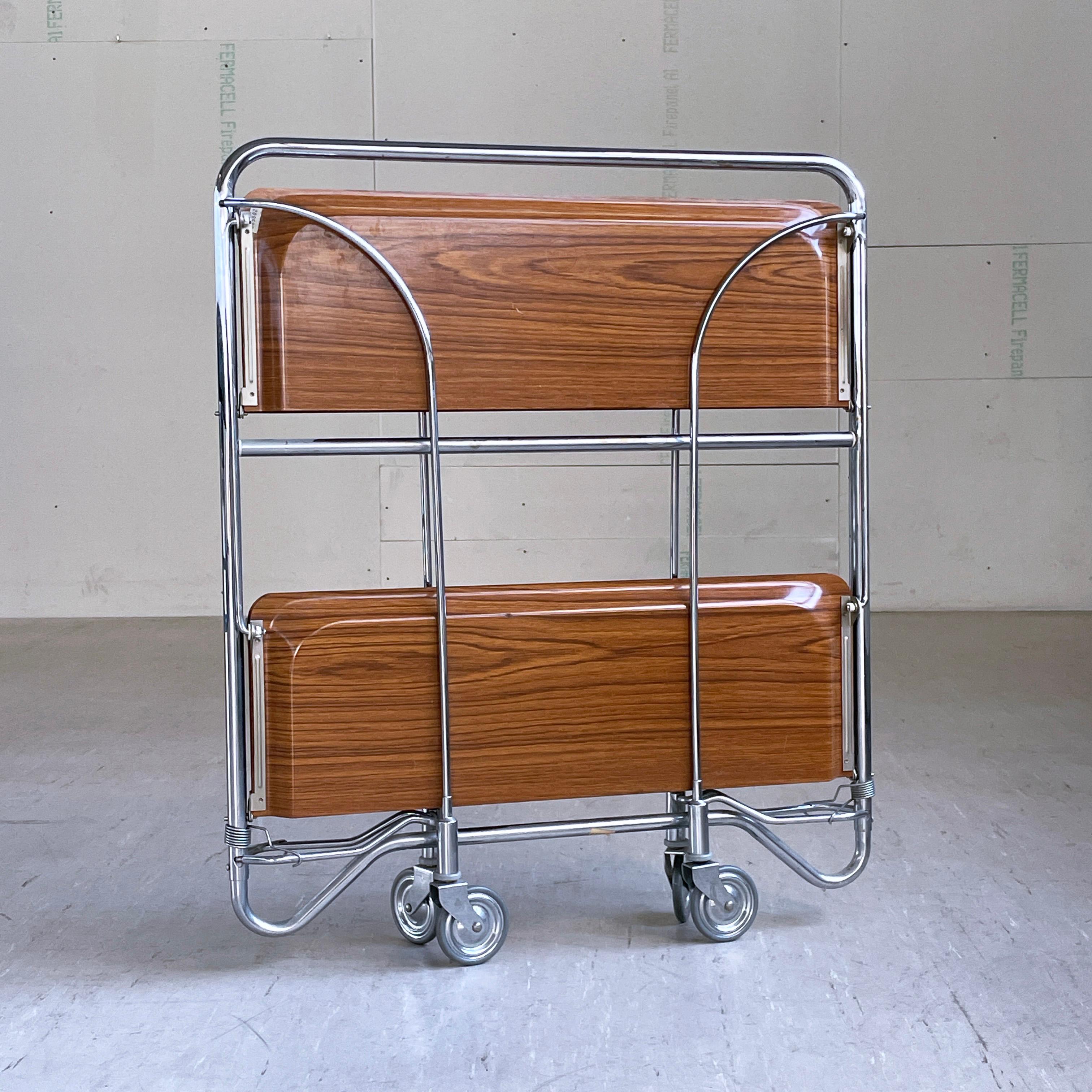 Bremshey & Co. / Gerlinol Dinette Serving Trolley In Good Condition For Sale In Bern, CH
