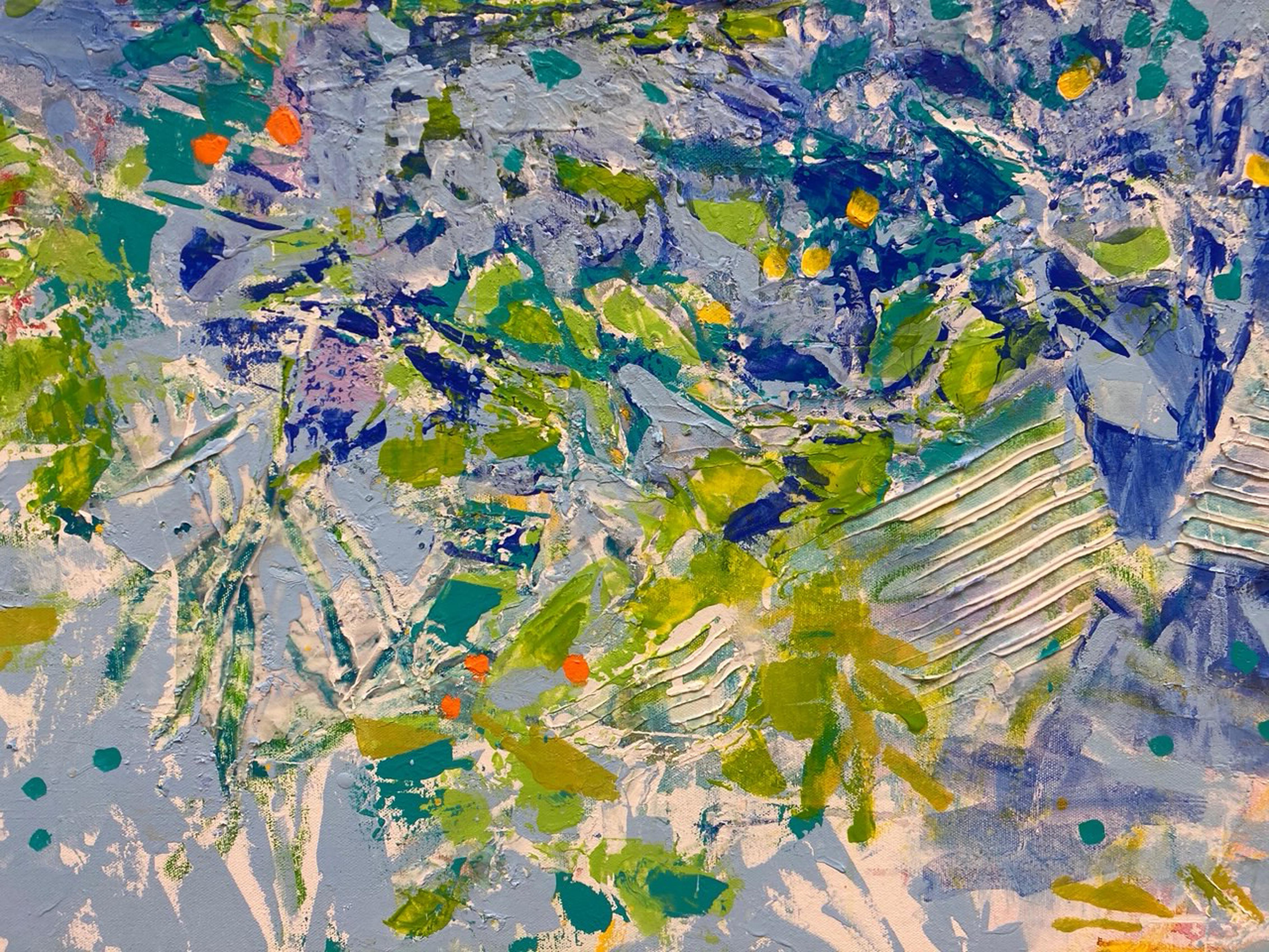 Flowers - Painting by Brenda Belfield
