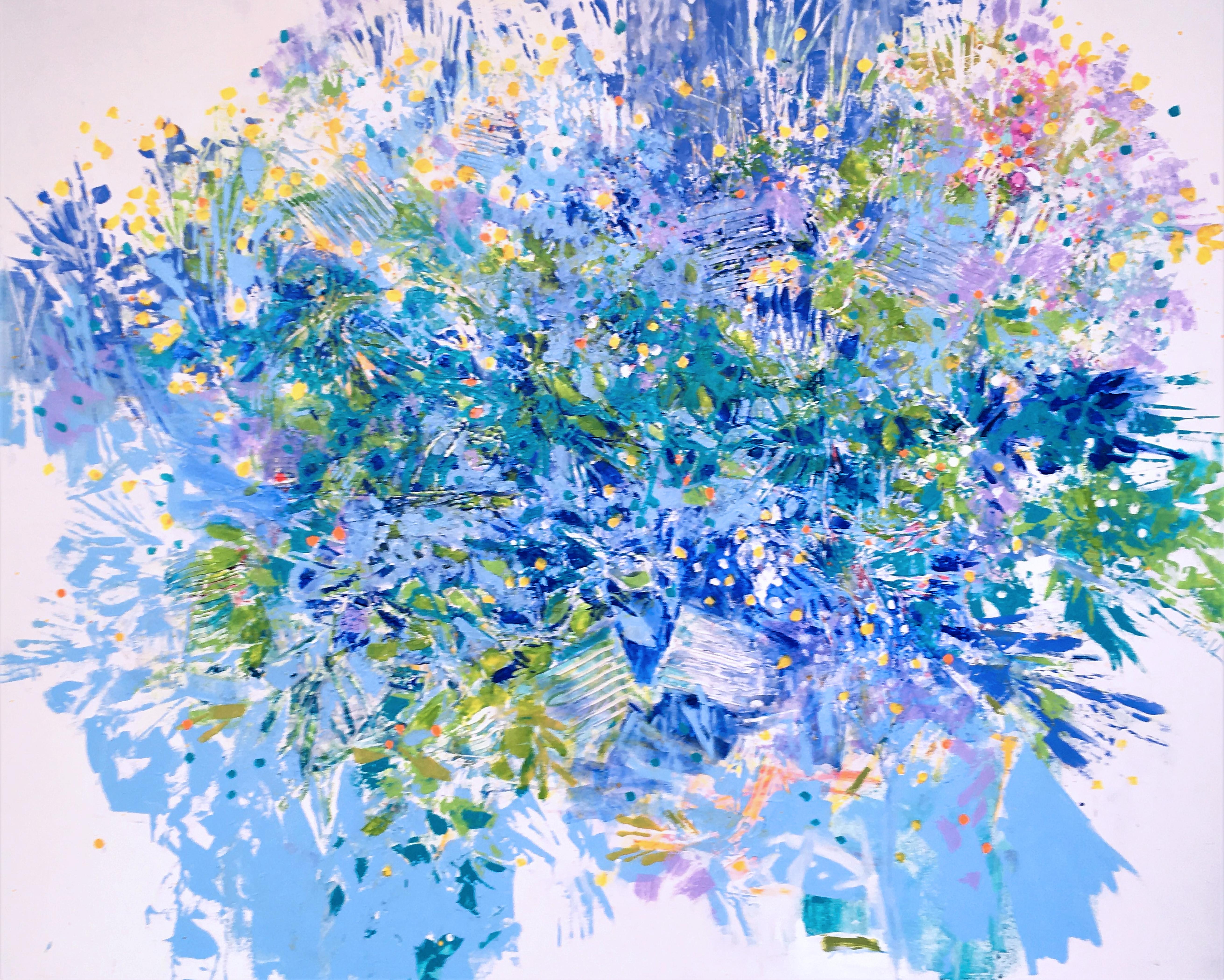 Brenda Belfield Abstract Painting - Flowers