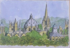 Oxford Spiren, Lithographie von Brenda Cripps