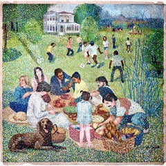 A Hopeful Pointillist Painting after Georges Seurat’s “Sunday Afternoon…”