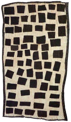 Used "Taliobamë'e nioge (Ancestral design of the mud)" Natural Ochre on Barkcloth