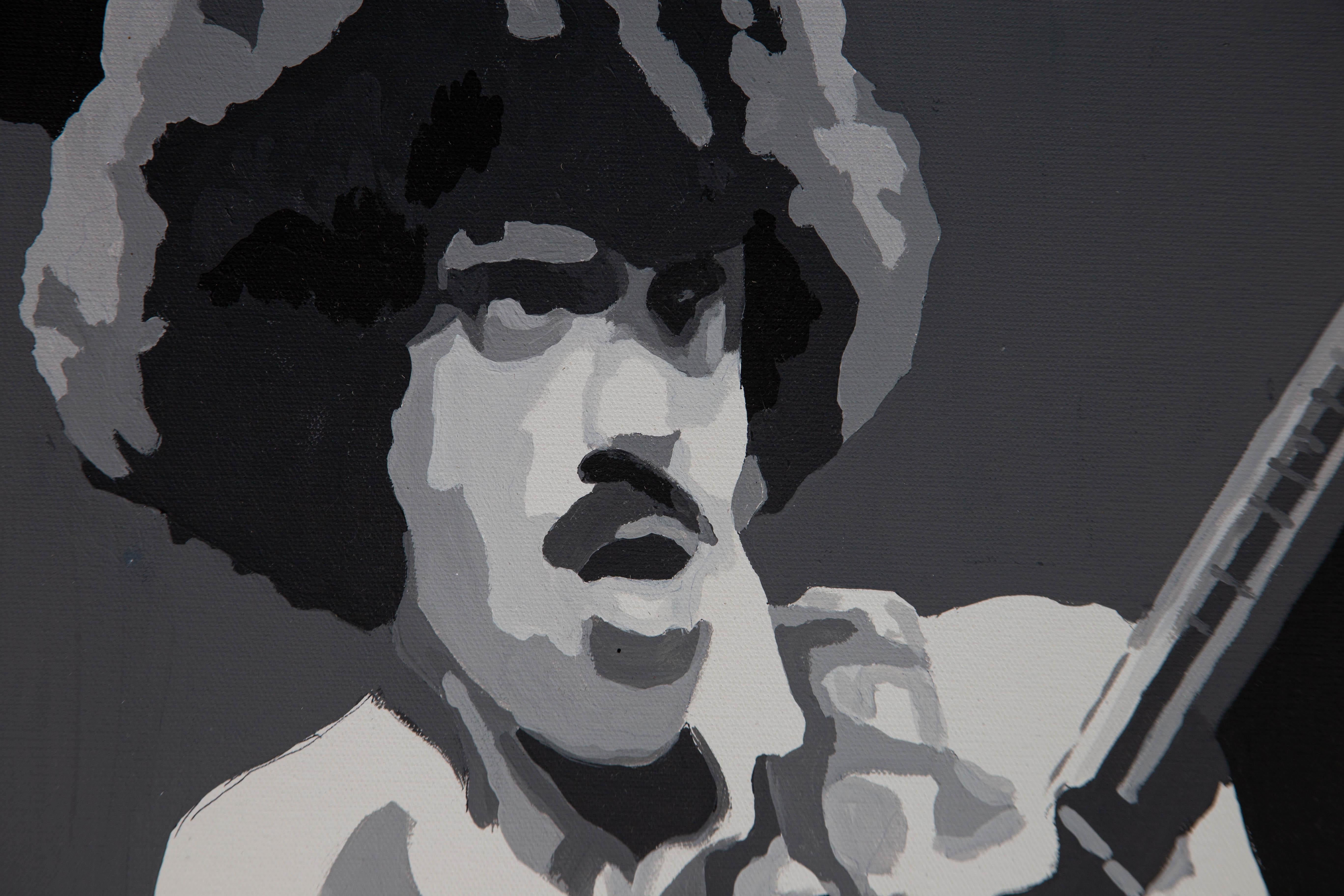 Brendan Higgins - Large Contemporary Acrylic, Phil Lynott, Thin Lizzy 1