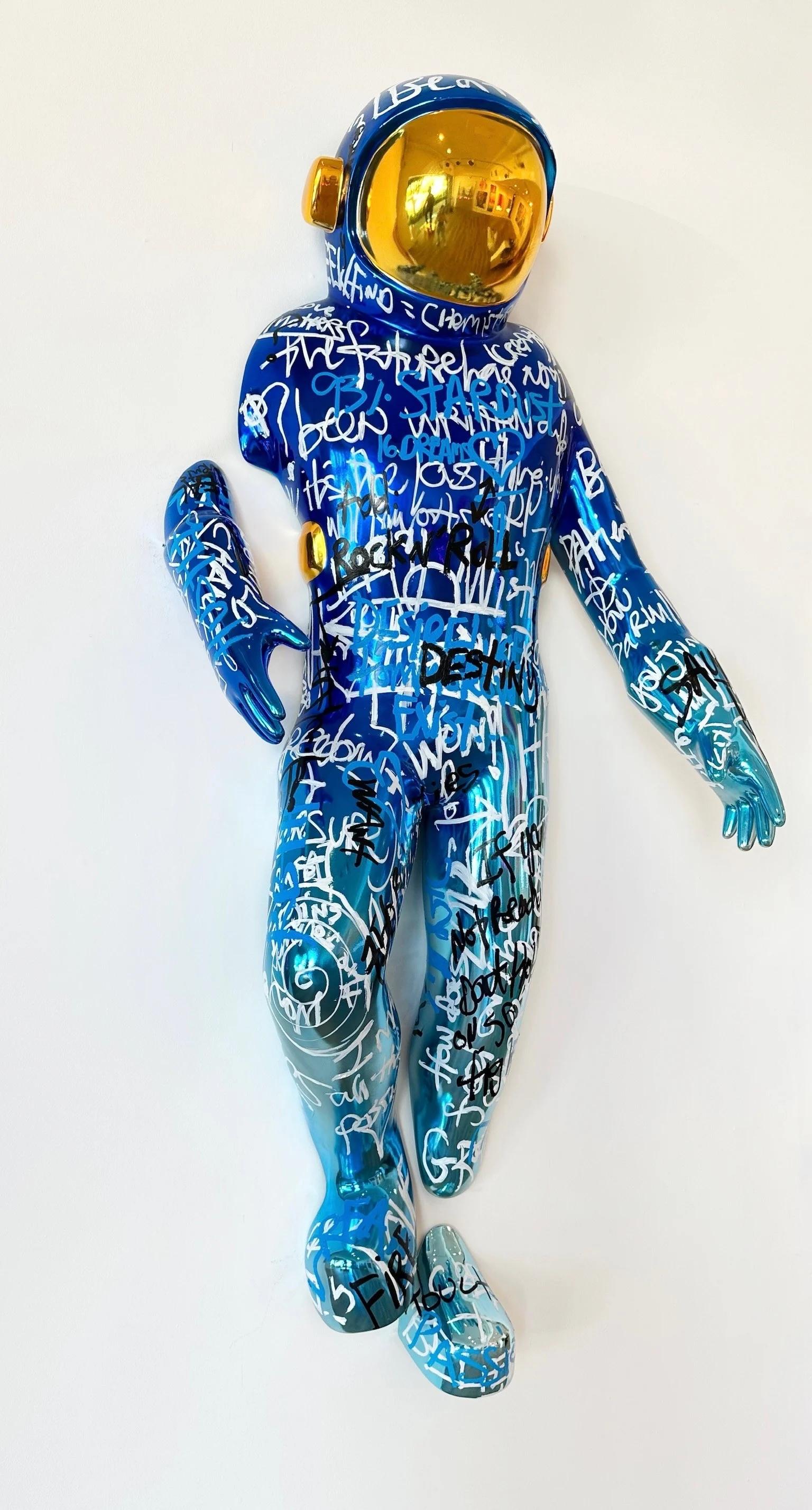 Coming Out (Dark & Light Blue) - Contemporary Sculpture by Brendan Murphy