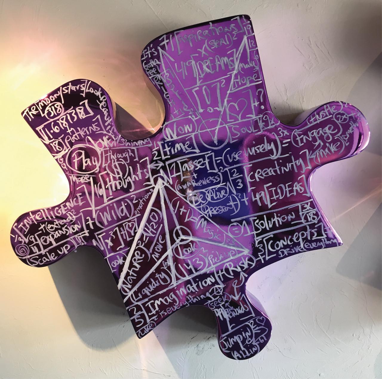 purple jigsaw