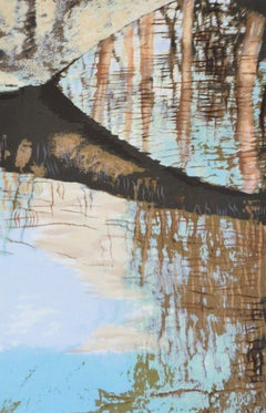 Cherwell Bridge, Oxford screenprint by Brendan Neiland