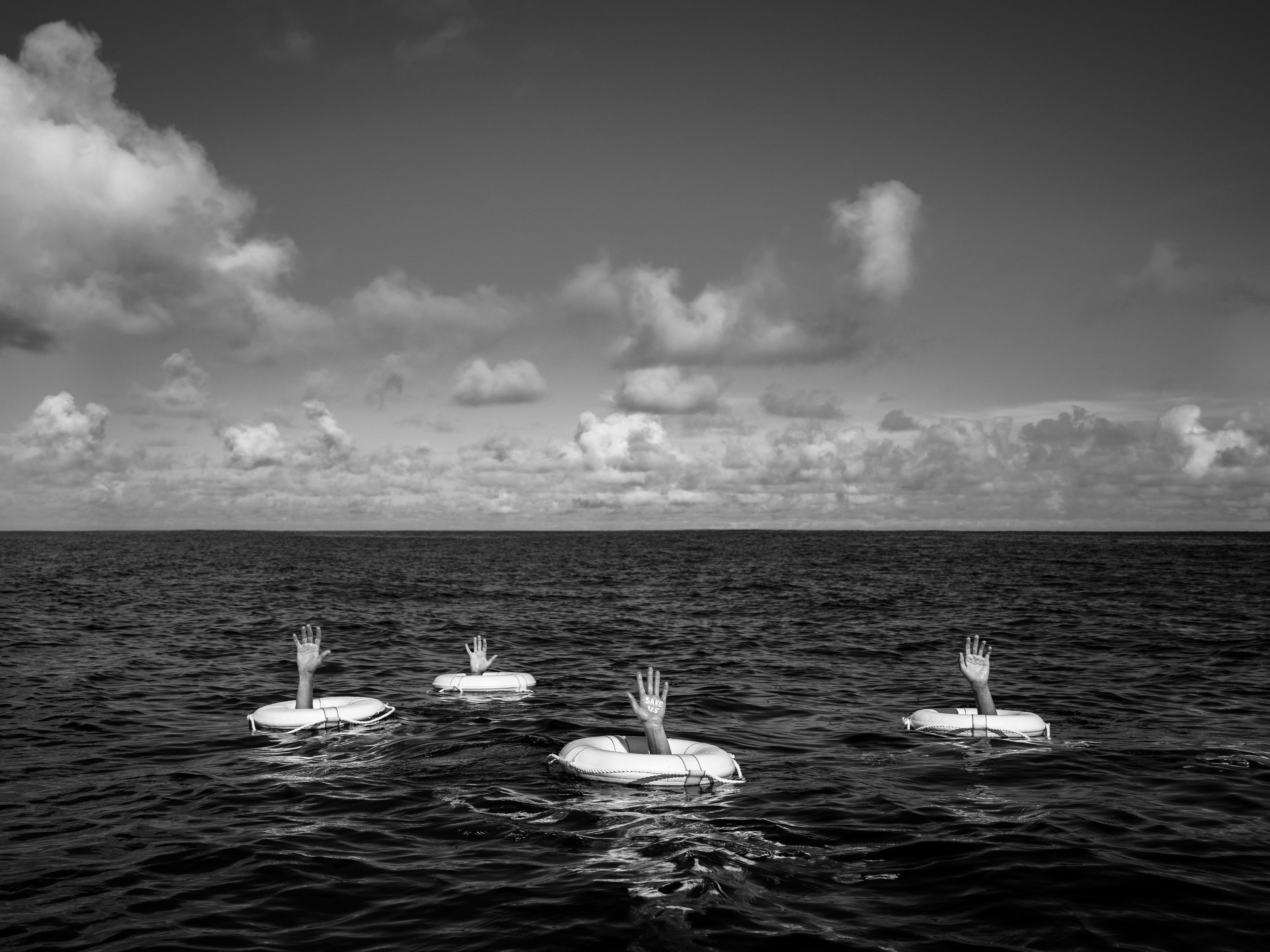 "Save Us" Photography 24 x 32 in Ed. of 7 by Brendan North

Signed and numbered by the artist.
Comes with COA issued by the Artist

Available sizes: 
Edition of 15: 18" x 24" inch
Edition of 7:  24" x 32" inch
Edition of 3:  45" x 60"