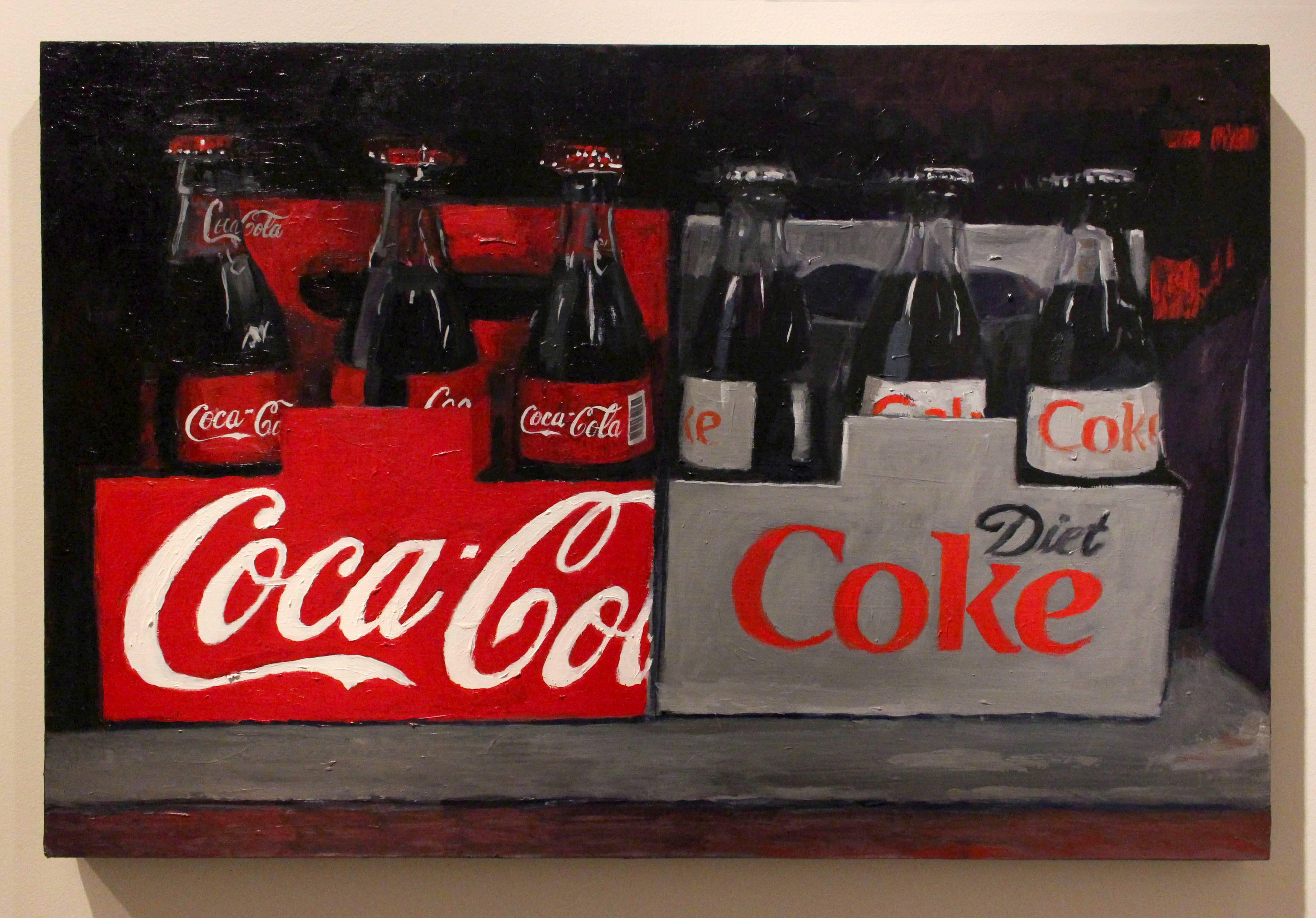 Coca-Cola - Contemporary Painting by Brendan O'Connell