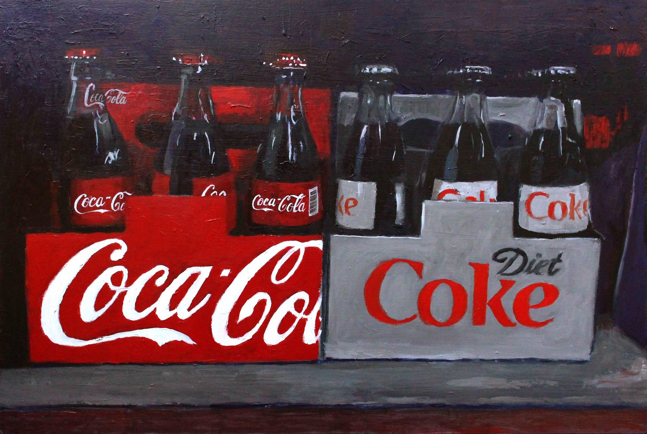 Brendan O'Connell Still-Life Painting - Coca-Cola
