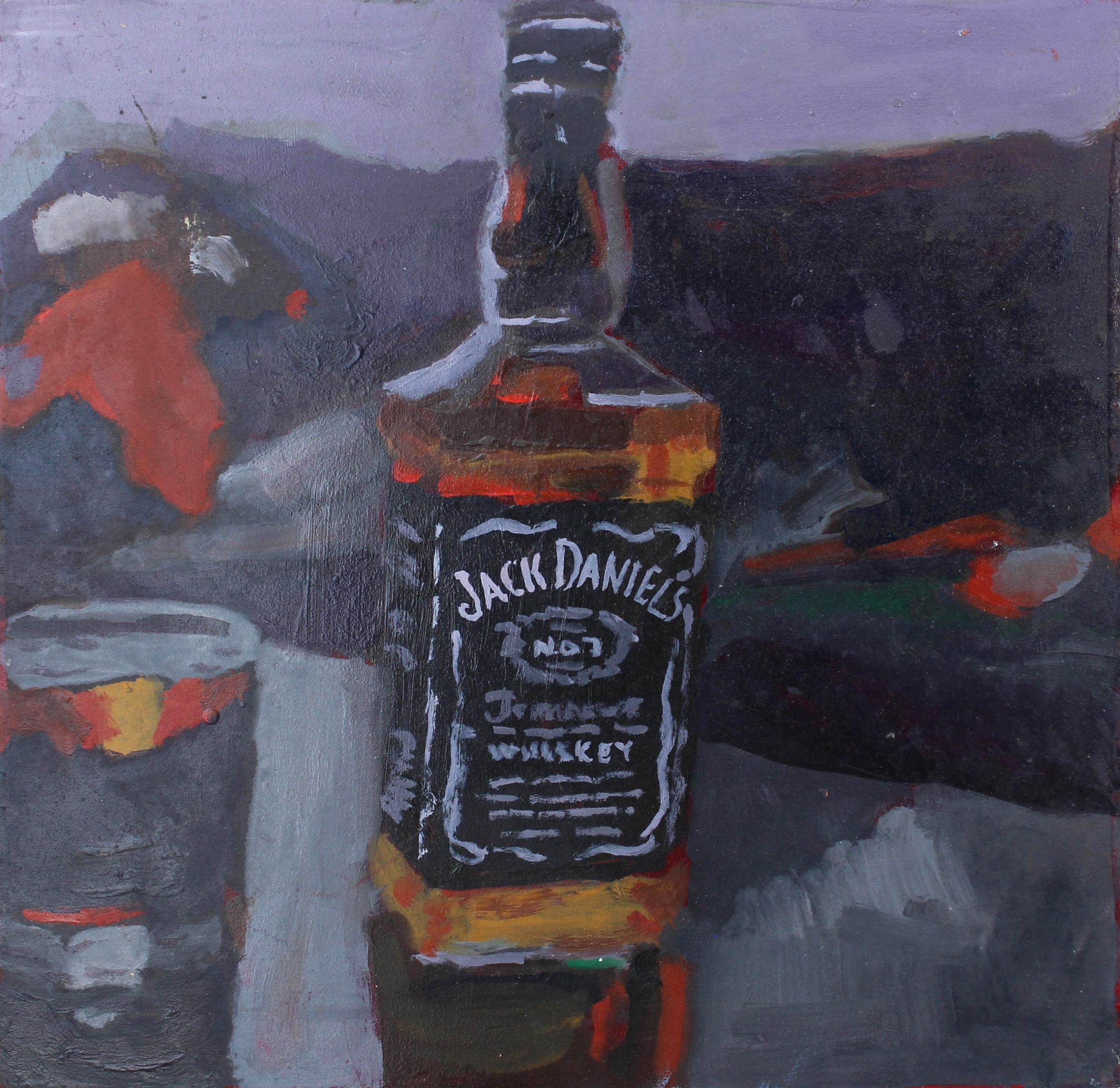 Brendan O'Connell Still-Life Painting - Jack Daniels