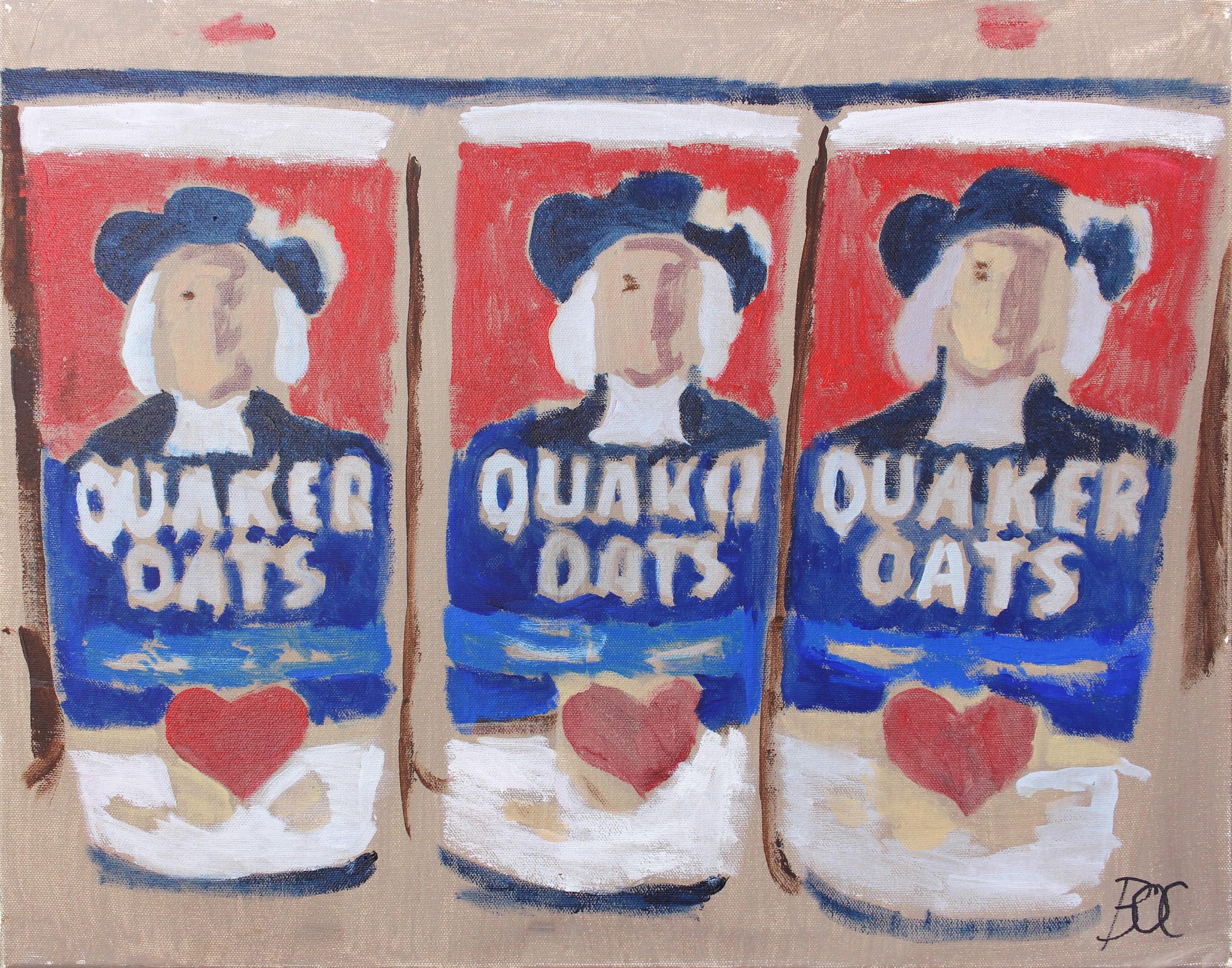 Brendan O'Connell Still-Life Painting - Quaker Oats