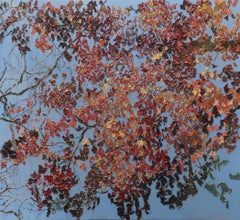 Autumnal Bloom - Contemporary, Oil on linen by Brendan Burns