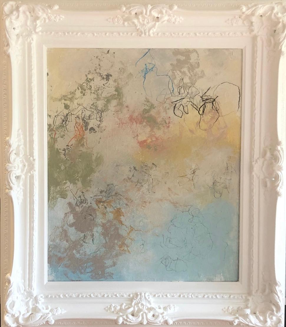 Mehr als alles andere (2491) (Grau), Abstract Painting, von Brent Baker