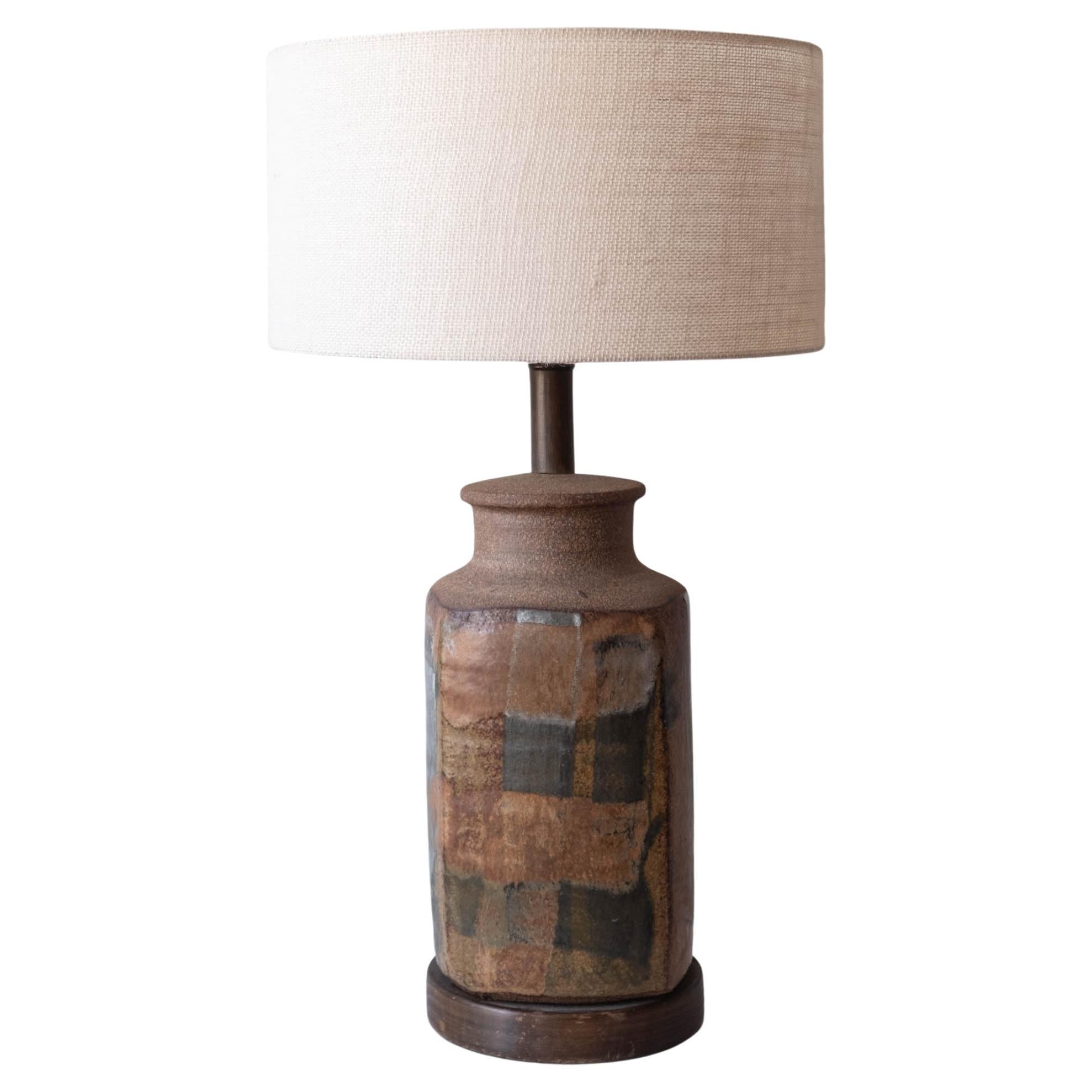 Brent Bennett California Design Ceramic Lamp 1970s