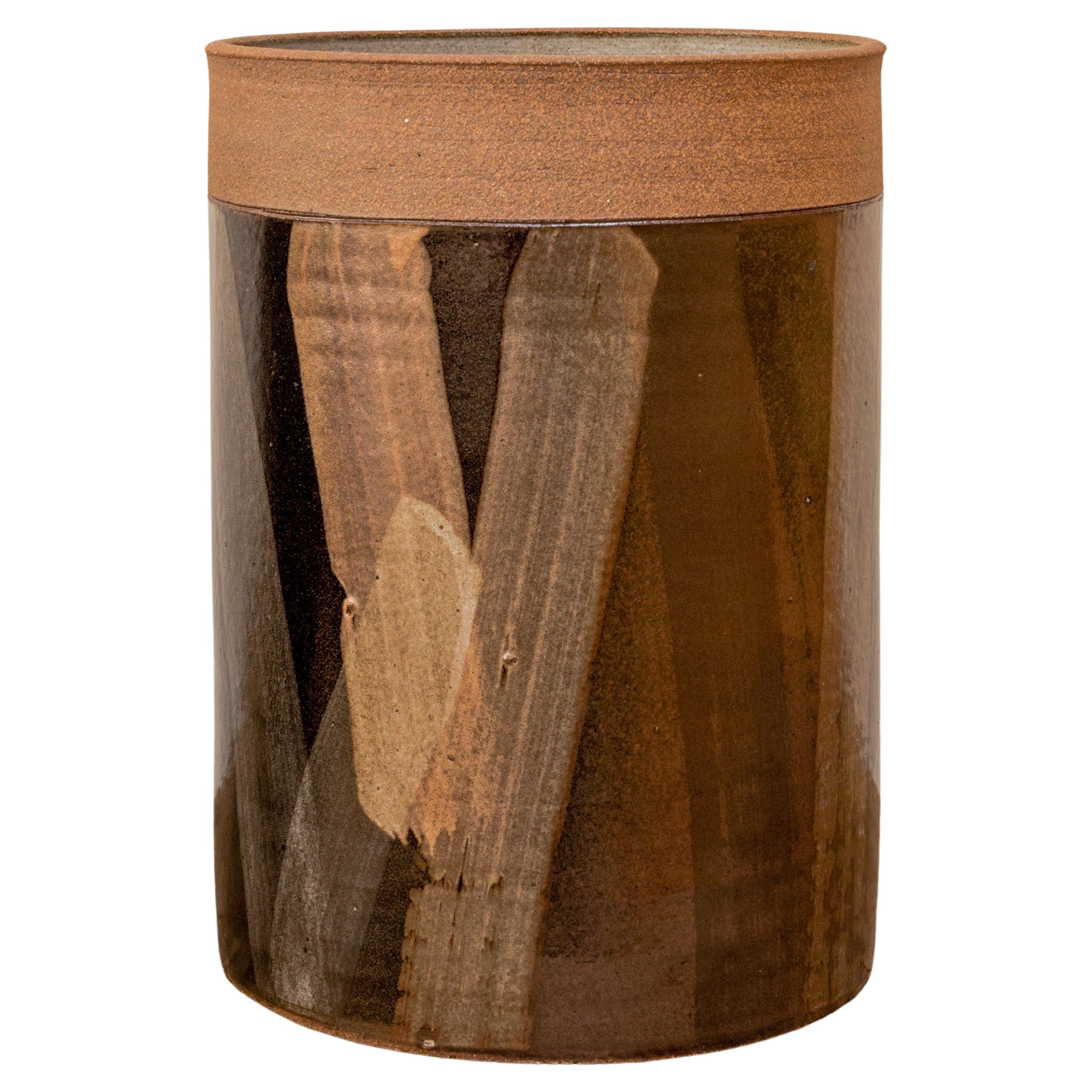 Brent Bennett  Earthenware Umbrella Stand For Sale