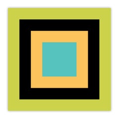 Color Orb August (Abstract painting)