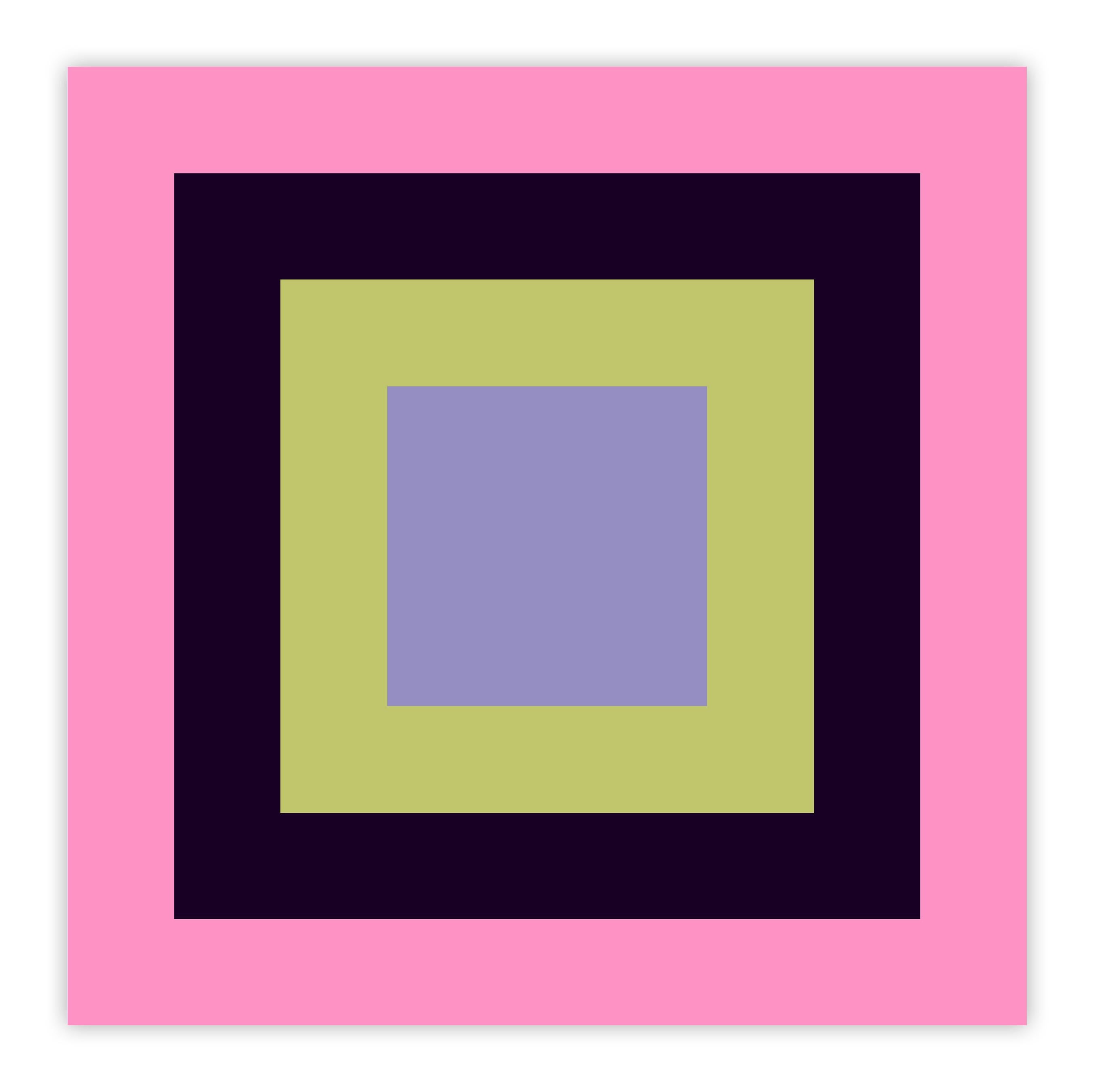 Brent Hallard Abstract Painting - Color Orb October (Abstract painting)