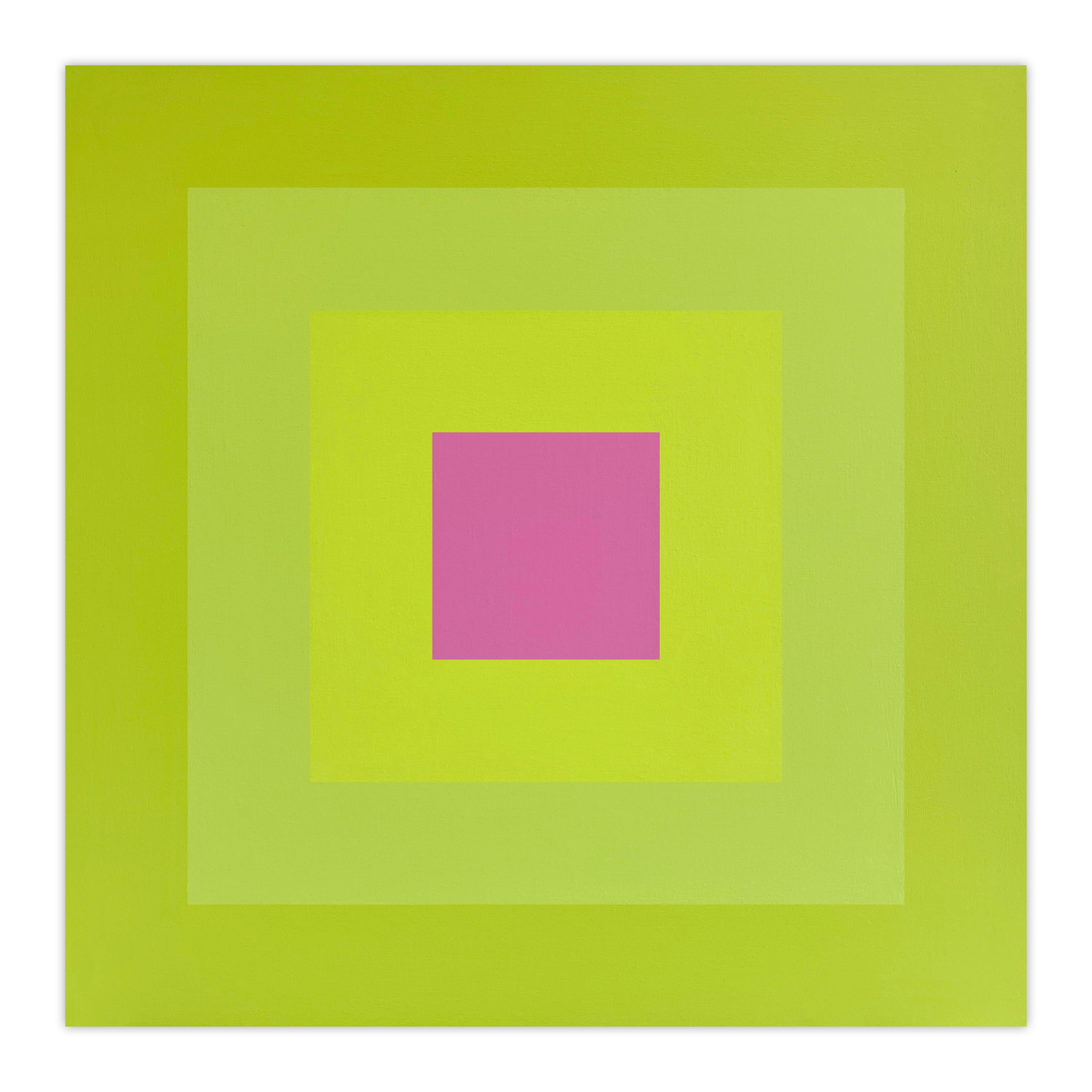 Brent Hallard Abstract Painting - Colour Orb 16 (Abstract painting)