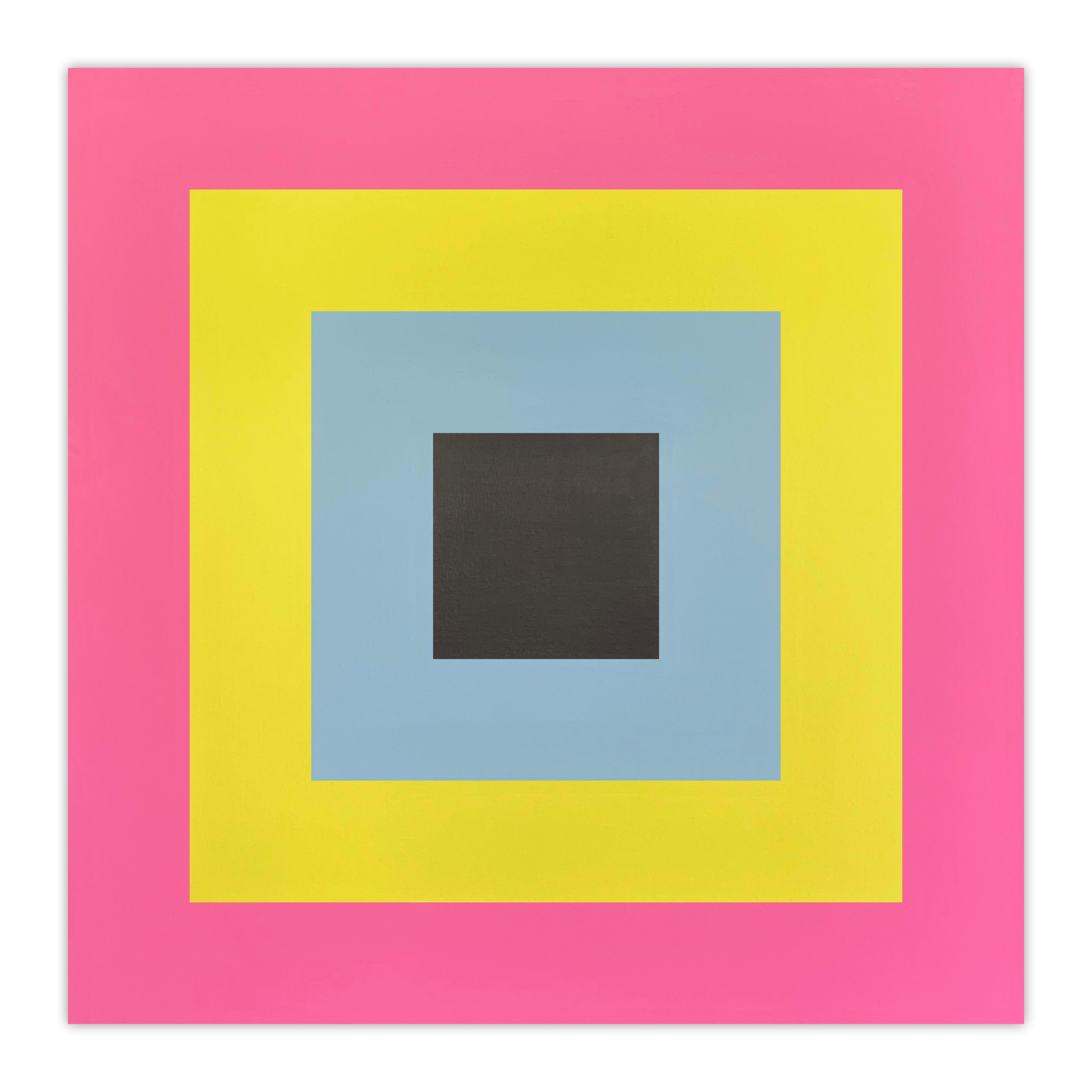 Brent Hallard Abstract Painting - Colour Orb 4 (Abstract painting)
