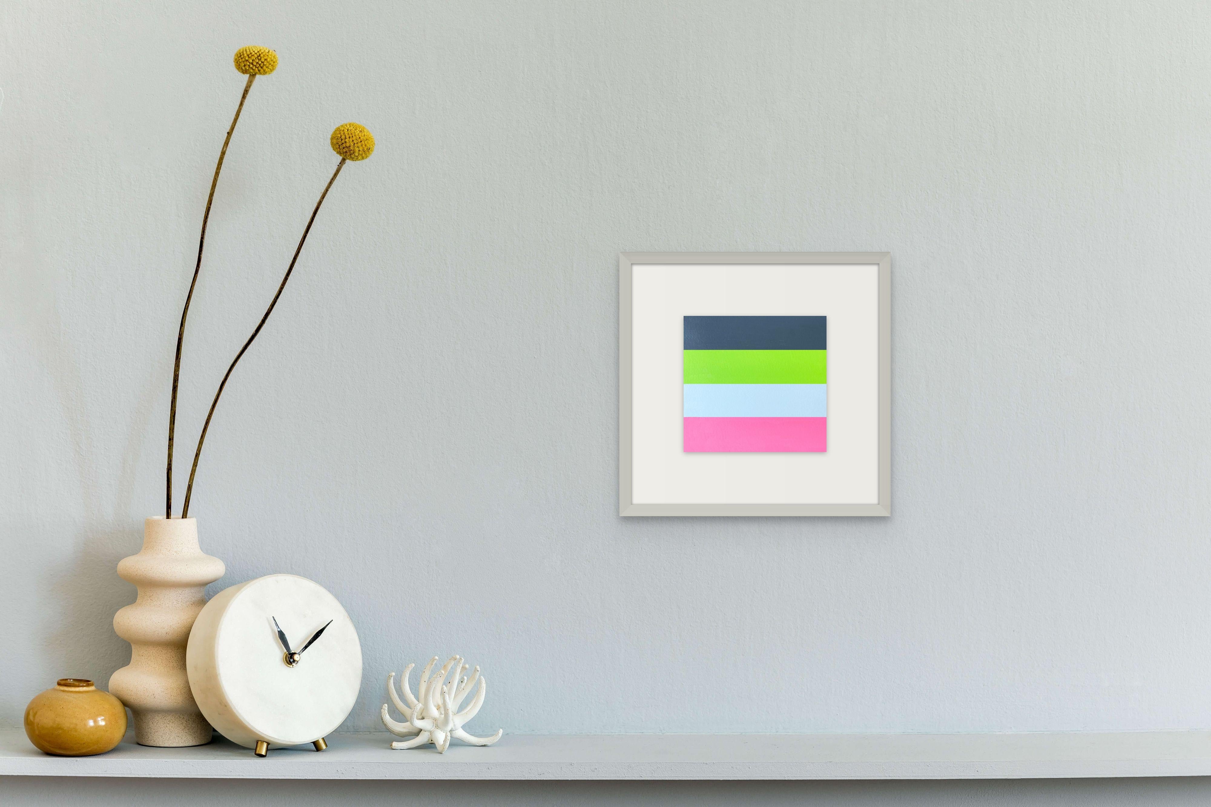 Vai e vieni (pittura astratta) - Painting di Brent Hallard