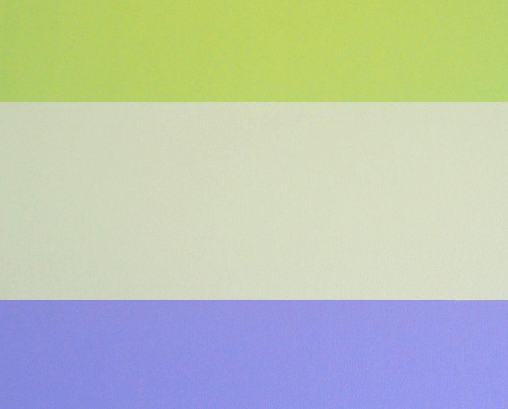 Fruit Loop (pittura astratta) - Painting Astratto di Brent Hallard