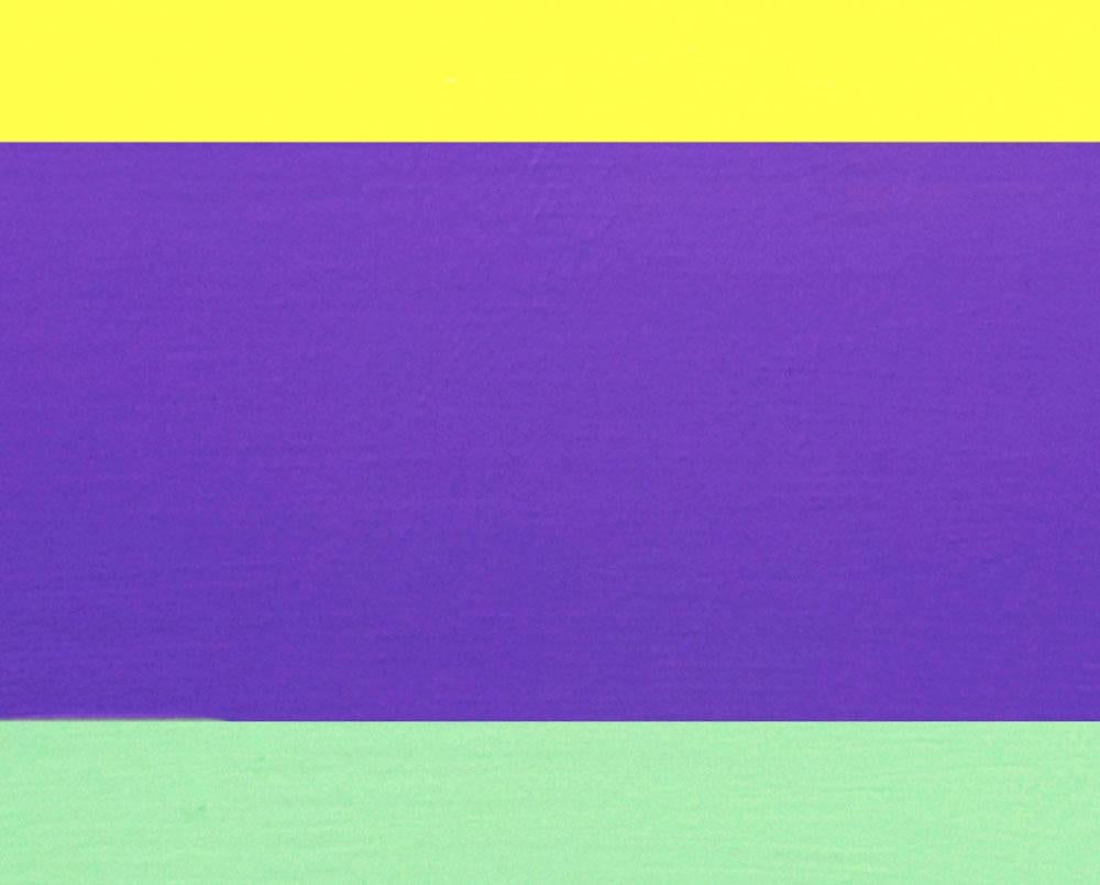 Atterrato (Pittura astratta) - Painting Astratto di Brent Hallard