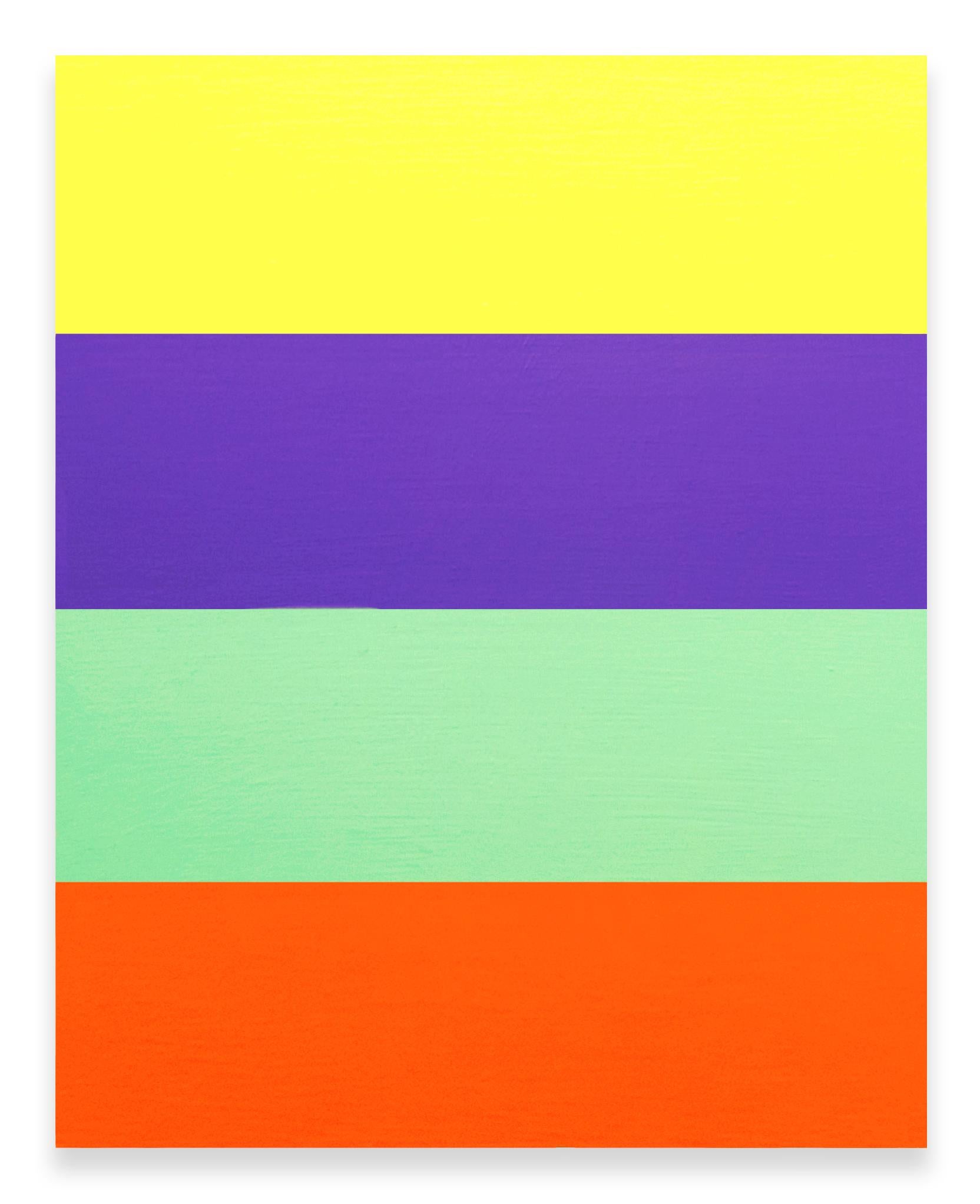 Abstract Painting di Brent Hallard - Atterrato (Pittura astratta)