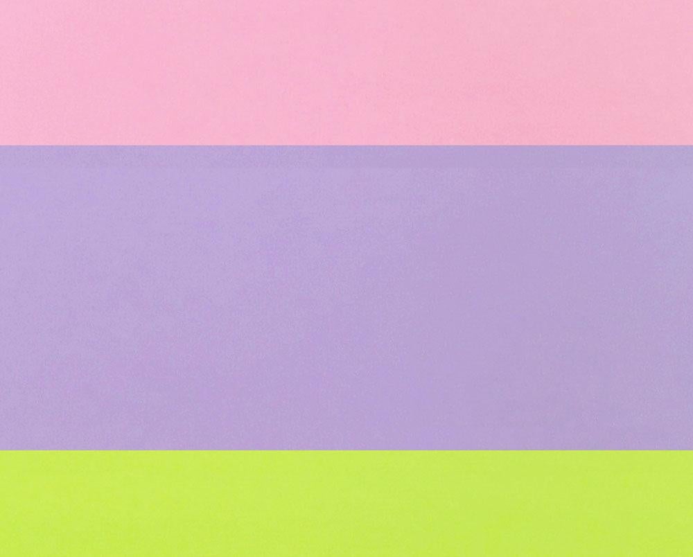 Lavender Strike II (Pittura astratta) - Painting Astratto di Brent Hallard
