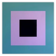 Orb (Blue and Violet) (Abstract painting)
