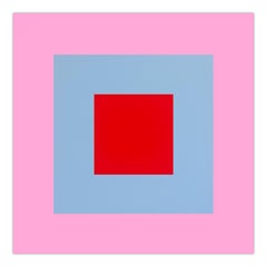 Orb (Rosa und Blau) (Abstrakte Malerei)