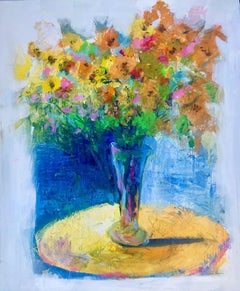 Foyer Floral, Painting, Acrylic on Canvas