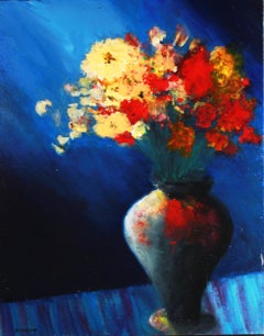 Bouquet di mezzanotte, Pittura, Acrilico su tela