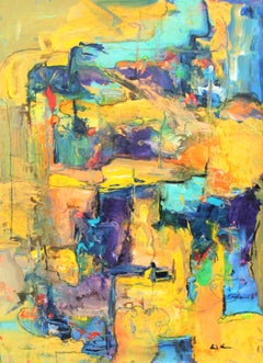 Pathway Into The Canyon, Painting, Acrylic on Paper